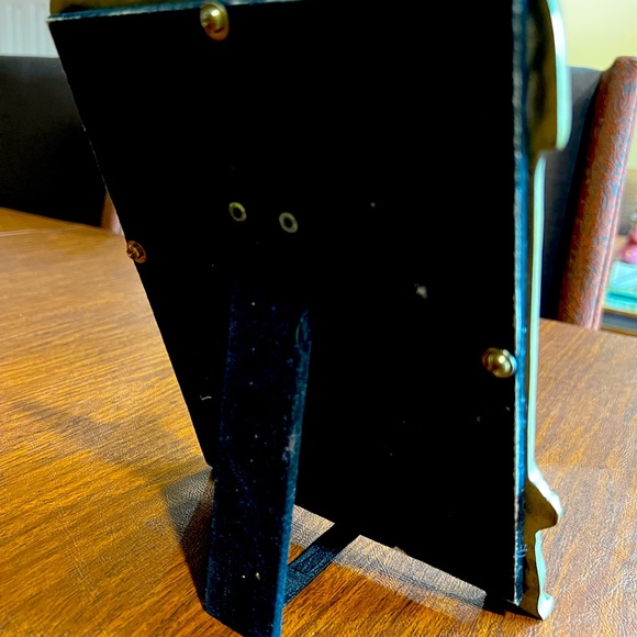 Vintage Lady By the Lake Brass Standing Mirror - Picture 6 of 6